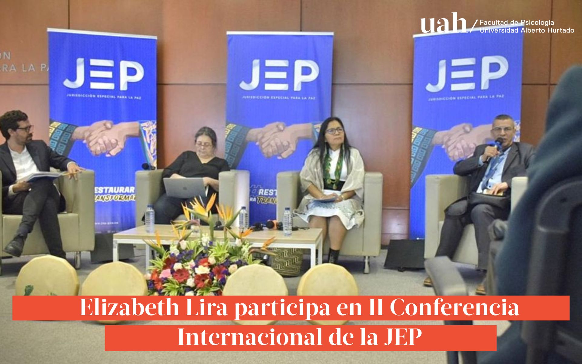 Elizabeth Lira participa en II Conferencia Internacional de la JEP