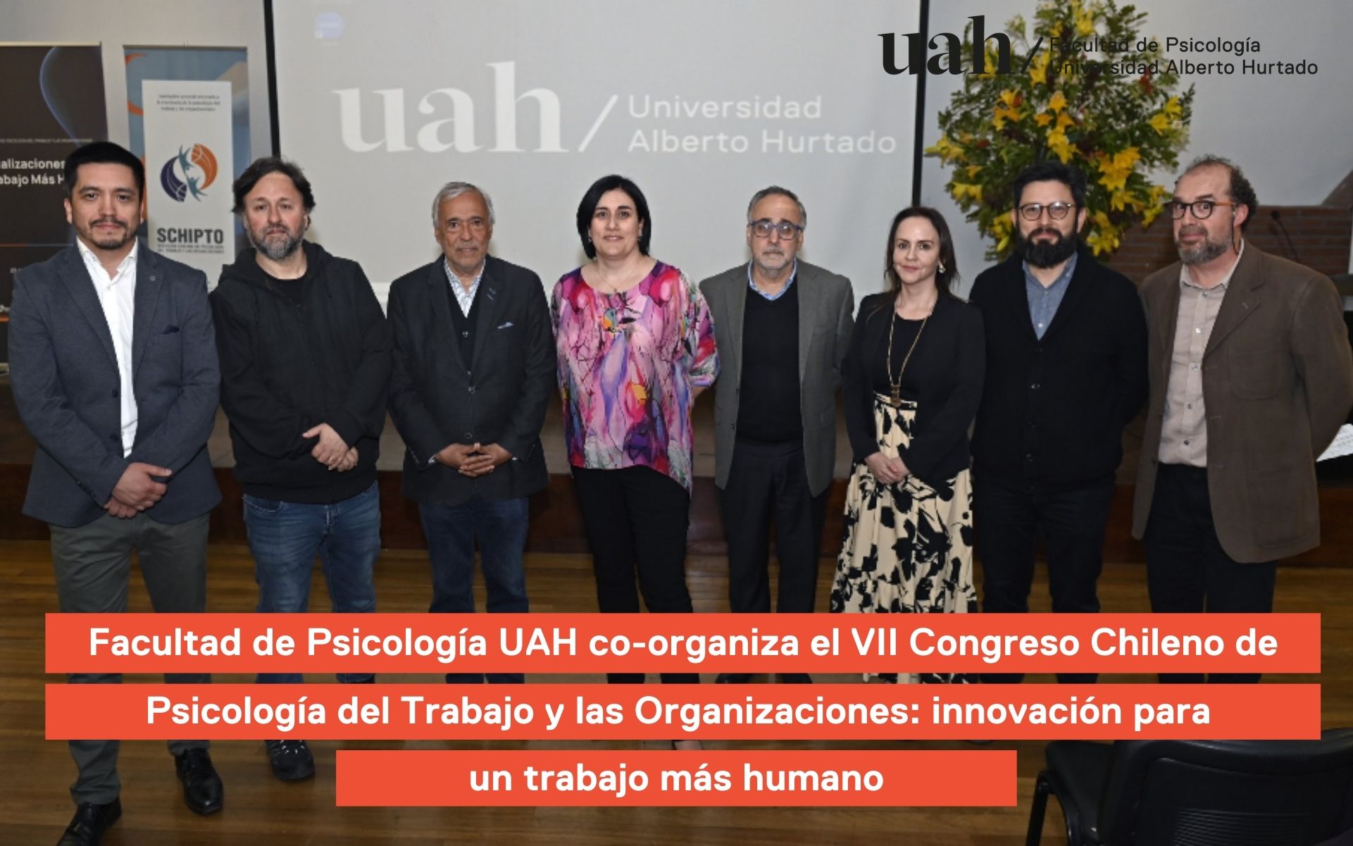 Facultad de Psicología UAH co-organiza el VII Congreso Chileno de Psicología del Trabajo y las Organizaciones: Innovación para un trabajo más humano