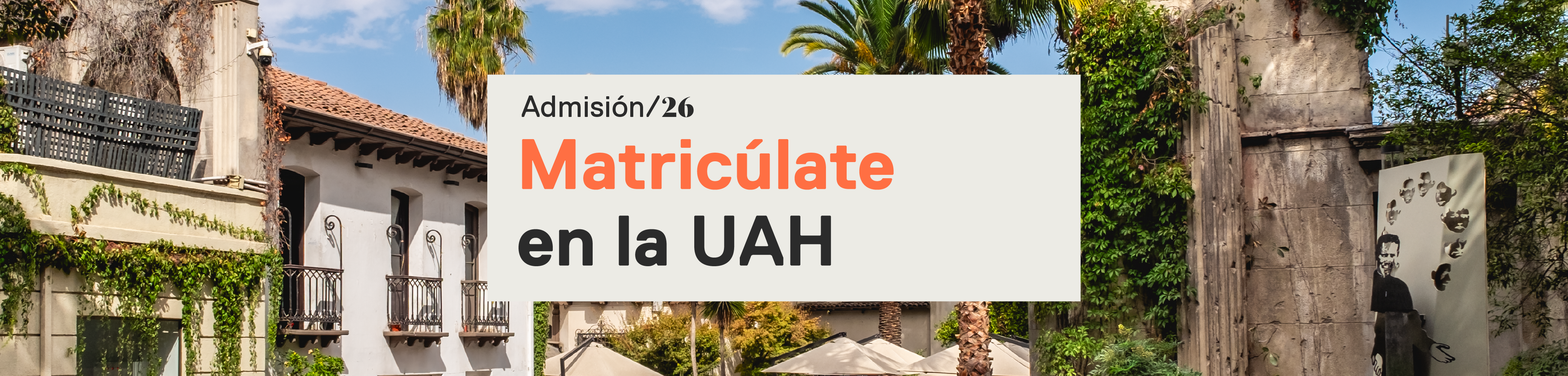 Matricúlate en la UAH-Psicología